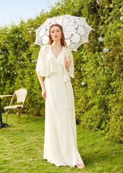 Wrapped In Rapture Maxi Dress -Molly Bracken Clothing Shop 175401 WHI 4