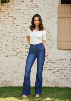 High Rise Pull On Bootcut Denim -Molly Bracken Clothing Shop 2024 03 12ModCloth15612