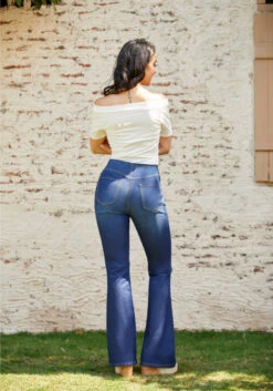 High Rise Pull On Bootcut Denim -Molly Bracken Clothing Shop 2024 03 12ModCloth15623