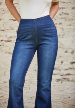 High Rise Pull On Bootcut Denim -Molly Bracken Clothing Shop 2024 03 12ModCloth15640