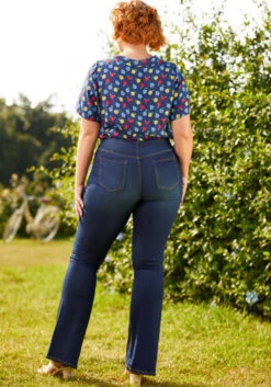 High Rise Pull On Bootcut Denim -Molly Bracken Clothing Shop 2024 03 12ModCloth16564