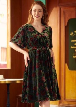 Flutterly Fabulous A-Line Dress -Molly Bracken Clothing Shop 2024 08 30ModCloth2395