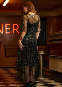 Shimmer And Swish Midi Dress -Molly Bracken Clothing Shop 2024 09 11ModCloth5258