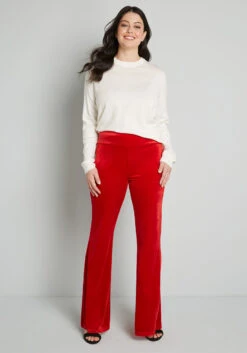Loving The Luxe Life Wide-Leg Pants -Molly Bracken Clothing Shop 202584 HOLLYBERRY 3