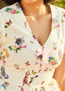 Kitsch Kitty Print Dress -Molly Bracken Clothing Shop 2025 01 16ModCloth9514 2ae83df0 fa7c 4252 9c0e d2880a5e17ce