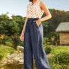Twilight Whispers Wide Leg Trousers