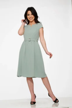 Aqua Swing Dress -Molly Bracken Clothing Shop 20290 Aqua Dress 7