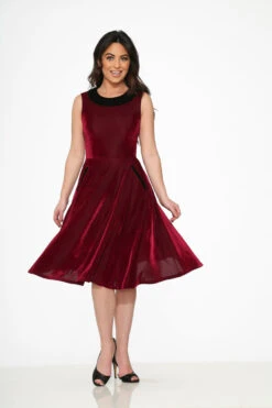 Purple Kurtroy With Black Collor Swing Dress 9 Purple Kurtroy With Black Collor Swing Dress -Molly Bracken Clothing Shop 20502 Purple Kurtroy Dress 11