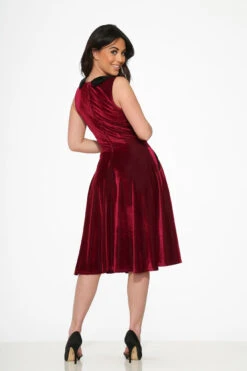 Purple Kurtroy With Black Collor Swing Dress 10 Purple Kurtroy With Black Collor Swing Dress -Molly Bracken Clothing Shop 20502 Purple Kurtroy Dress 19