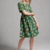 Flower Squirrel A-Line Dress