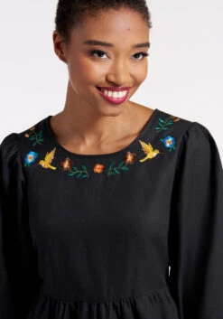 Searching For Something Sweet Smock Dress -Molly Bracken Clothing Shop 206248 blk 4 0dfe39f2 4ce3 4b3f a7fa 67843f0fa891