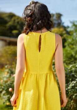 Bold Notion Sleeveless Dress -Molly Bracken Clothing Shop 206320 lemonade 4