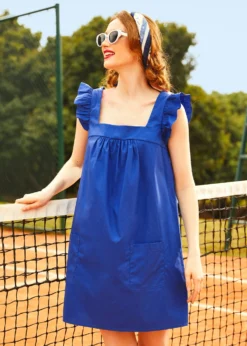 Baby Come Back Babydoll Dress -Molly Bracken Clothing Shop 206323 BLU 5