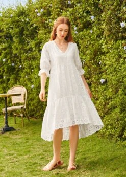 No Brand Taking The Day Hi Lo Midi Dress