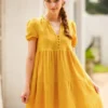 Sunshine Serenade Babydoll Dress