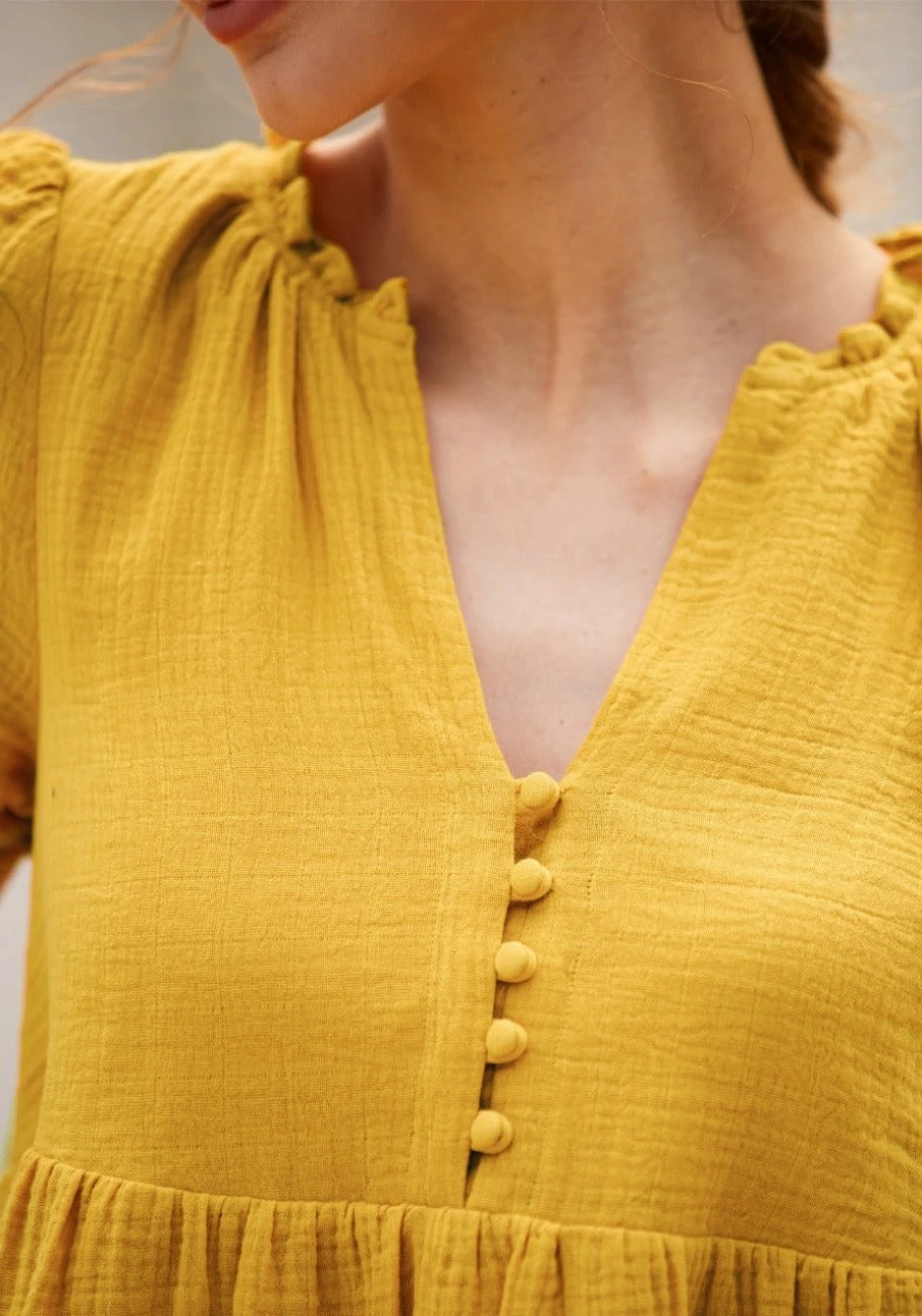 Sunshine Serenade Babydoll Dress 6 Sunshine Serenade Babydoll Dress - Image 6