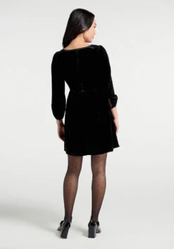 Black Bow Event Mini Dress -Molly Bracken Clothing Shop 206793 blk 2