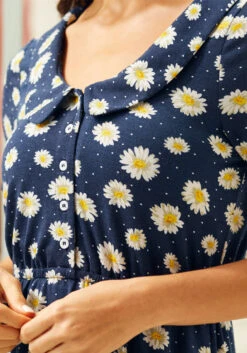 Lazy Daisy Collared Dress -Molly Bracken Clothing Shop 207168 NVYFL 7 117006bb 48d6 4e23 88c2 8829c115431c