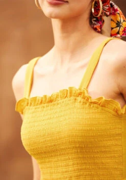 Glimmering Goddess Maxi Dress -Molly Bracken Clothing Shop 207253 gold nugget 8Large