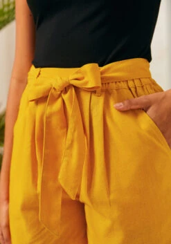 Summertime Serenade Shorts 11 Summertime Serenade Shorts -Molly Bracken Clothing Shop 207324 marigold 6