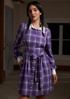 October Orchard Dress -Molly Bracken Clothing Shop 207546 PURPR HP 6