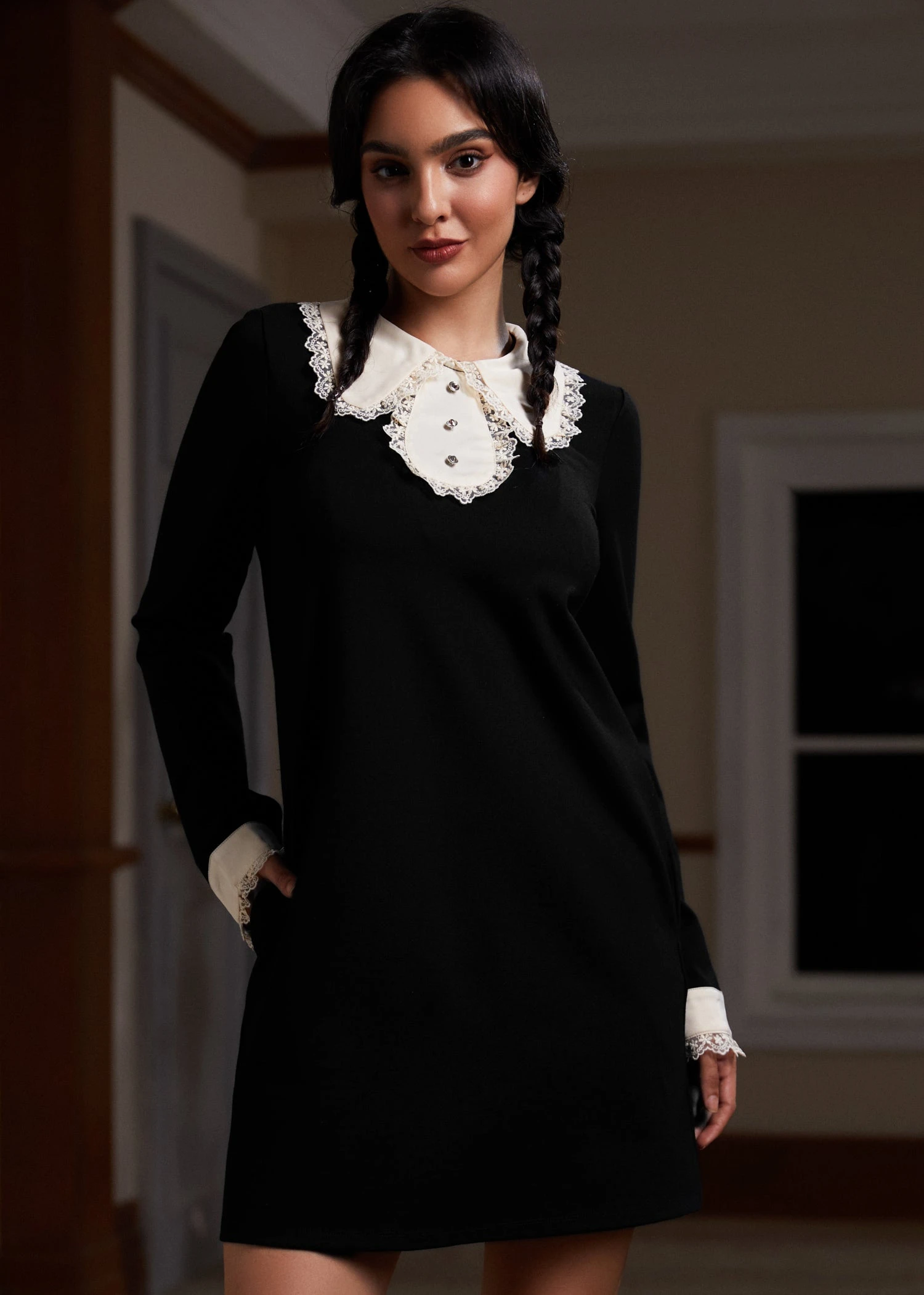 Laced Leaf Shift Dress 3 Laced Leaf Shift Dress - Image 3