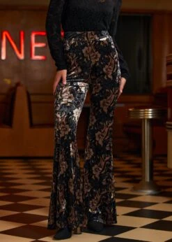 Just For Kicks Bell Bottom Legging 8 Just For Kicks Bell Bottom Legging -Molly Bracken Clothing Shop 207707 PSLY 4