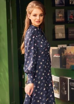 Romantic Era Button Front Midi Dress 11 Romantic Era Button Front Midi Dress -Molly Bracken Clothing Shop 207734 CATNAV HP 6 5