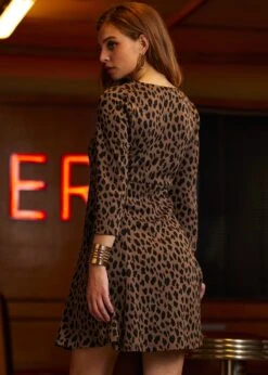 Leopard Hi-Low Empress Dress -Molly Bracken Clothing Shop 207792 LPRD 3