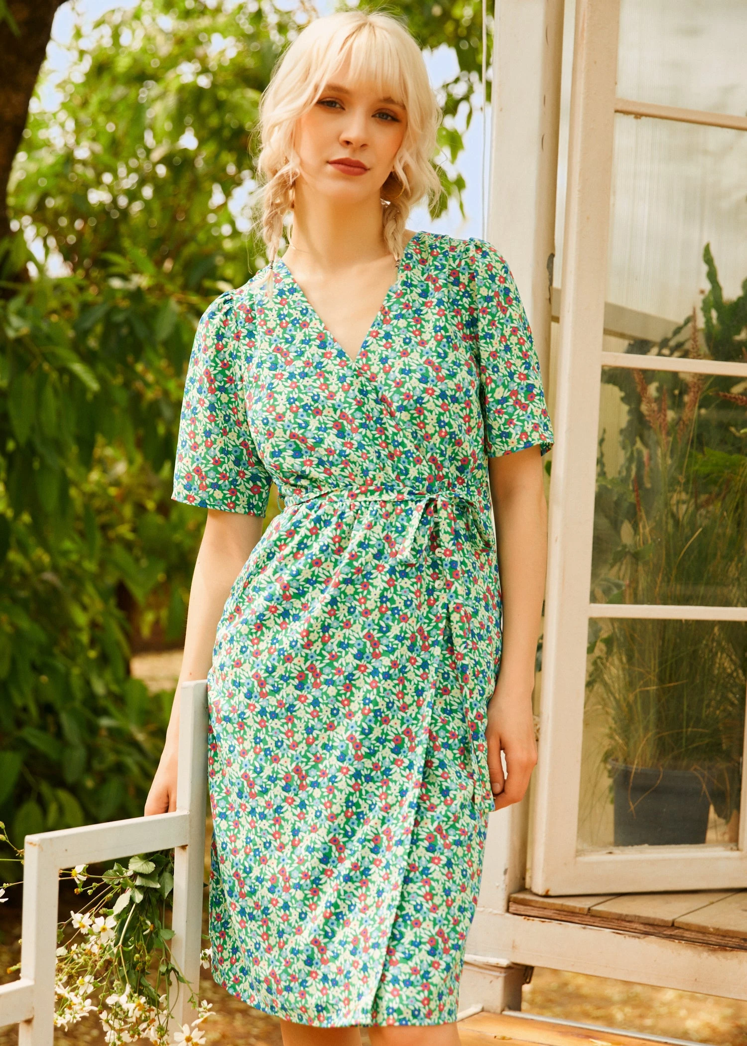 Petal & Promise Wrap Dress 1 Petal & Promise Wrap Dress