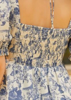 Enchanted Meadow Toile Dress 10 Enchanted Meadow Toile Dress -Molly Bracken Clothing Shop 208081 BLTL HP 7