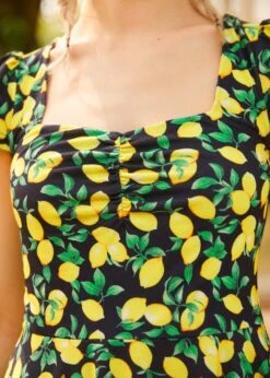 Zest For Life Sweetheart Dress 12 Zest For Life Sweetheart Dress -Molly Bracken Clothing Shop 208084 LEMON 7 2