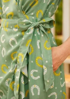 Luck Be A Lady Wrap Dress -Molly Bracken Clothing Shop 208123 GHS 7