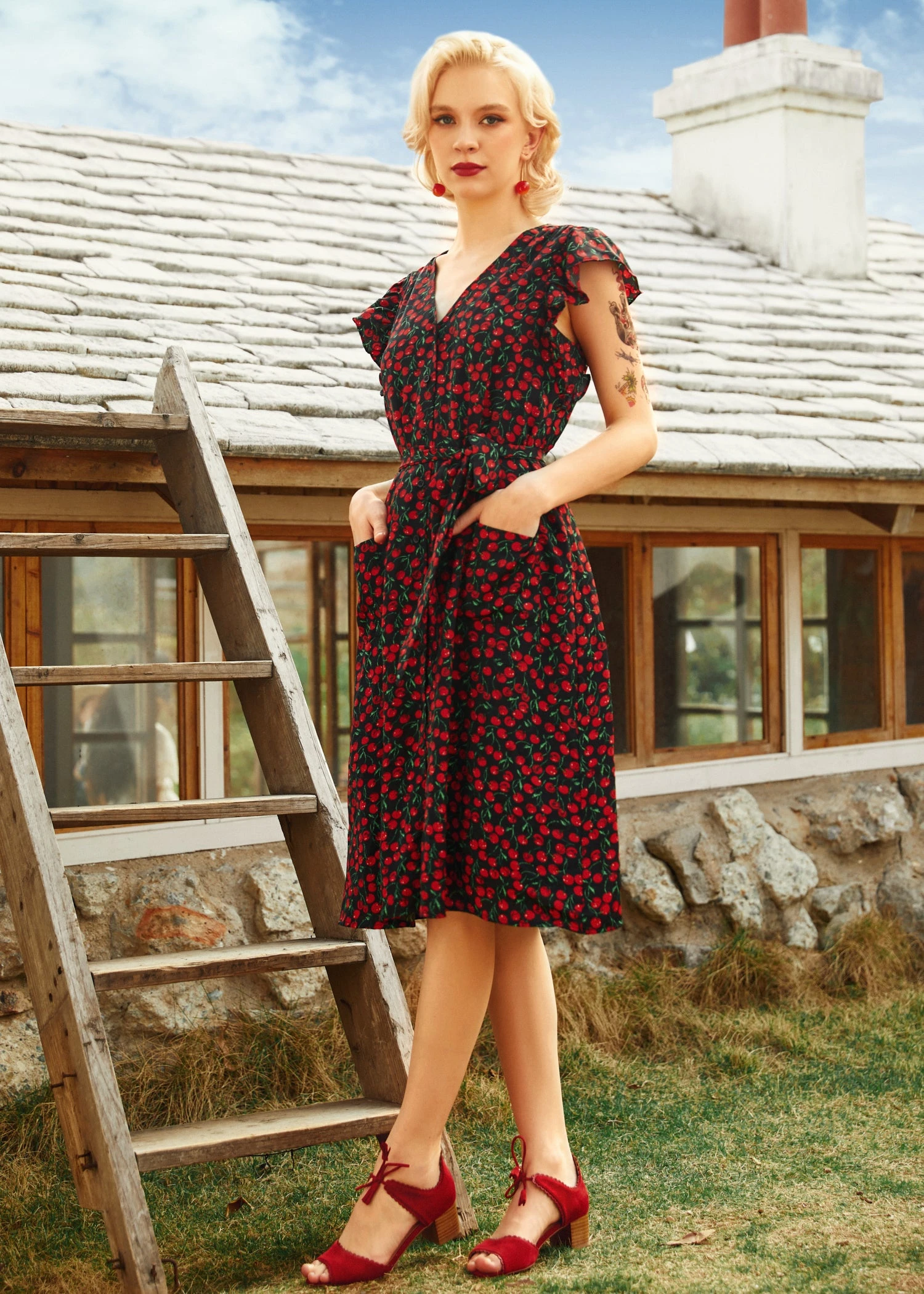 Cherry Picked Perfection Dress 5 Cherry Picked Perfection Dress - Image 5