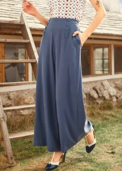Sail Away Wide-Leg Trousers