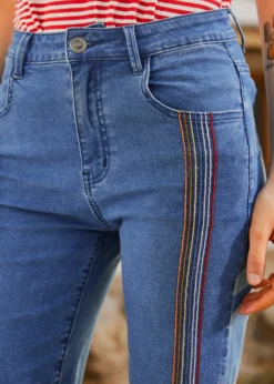 Just Bloomed Bermuda Shorts 9 Just Bloomed Bermuda Shorts -Molly Bracken Clothing Shop 208180 RAINBOWBERMUDA 7