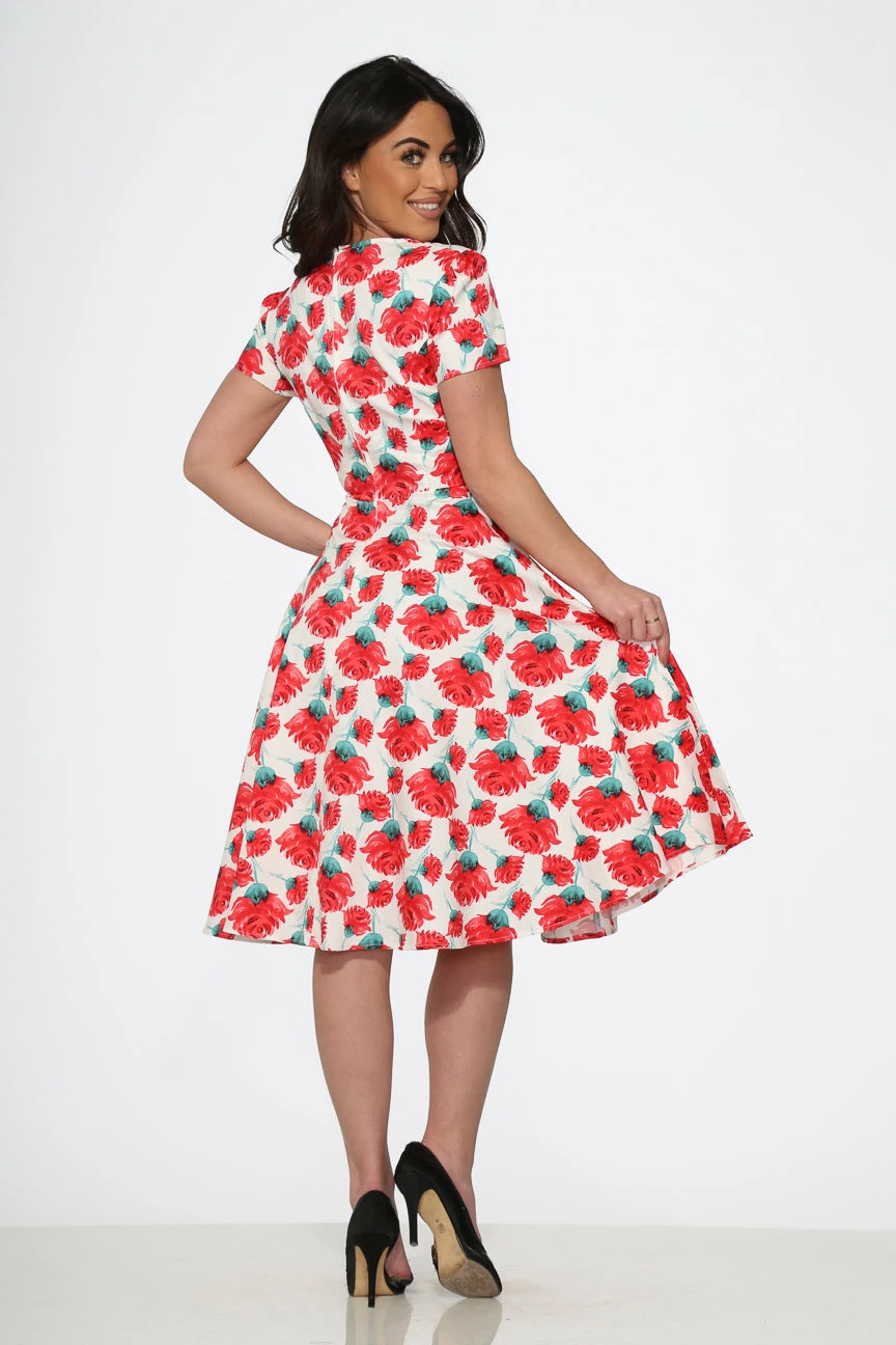 Bold Floral Swing Dress 6 Bold Floral Swing Dress - Image 6