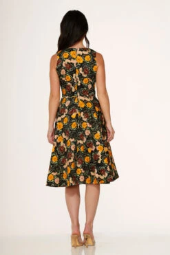 Yellow Floral Swing Dress -Molly Bracken Clothing Shop 21890 Yellow Plaid Dress 11 68b5cd1e fd84 42d7 8002 a60a062ecef7