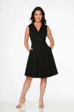 Black Swing Dress 13 Black Swing Dress -Molly Bracken Clothing Shop 21950 Black Swing Dress 4