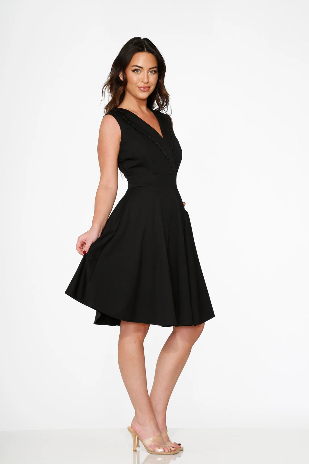 Black Swing Dress 3 Black Swing Dress - Image 3