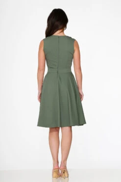 Olive Jenny Swing Dress 11 Olive Jenny Swing Dress -Molly Bracken Clothing Shop 21954 Green Swing Dress 12
