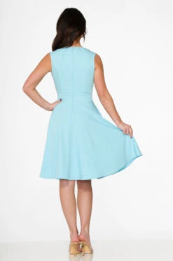 Blue Jenny Swing Dress 13 Blue Jenny Swing Dress -Molly Bracken Clothing Shop 21955 Blue Swing Dress 14