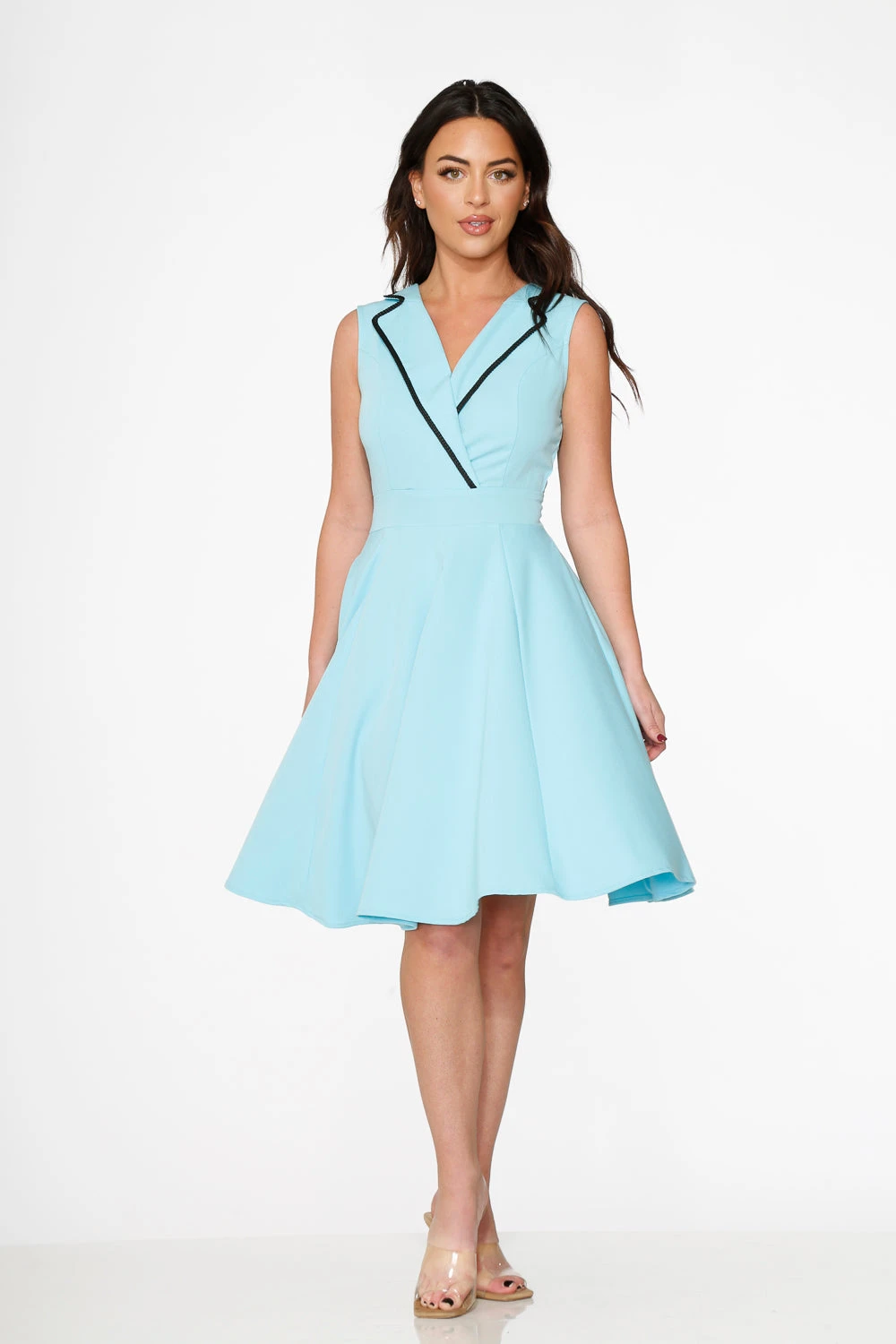 Blue Jenny Swing Dress 6 Blue Jenny Swing Dress - Image 6