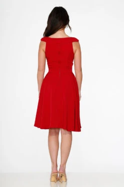 Red Occasional Swing Dress 13 Red Occasional Swing Dress -Molly Bracken Clothing Shop 22032 Red Swing Dress 18
