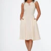 Off White Occasional Swing Dress