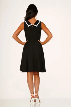 Black & White Swing Dress 9 Black & White Swing Dress -Molly Bracken Clothing Shop 23810 Black White Swing Dress 15