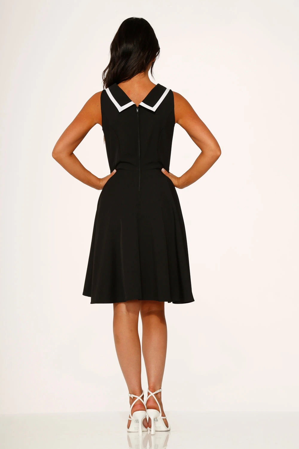 Black & White Swing Dress 5 Black & White Swing Dress - Image 5