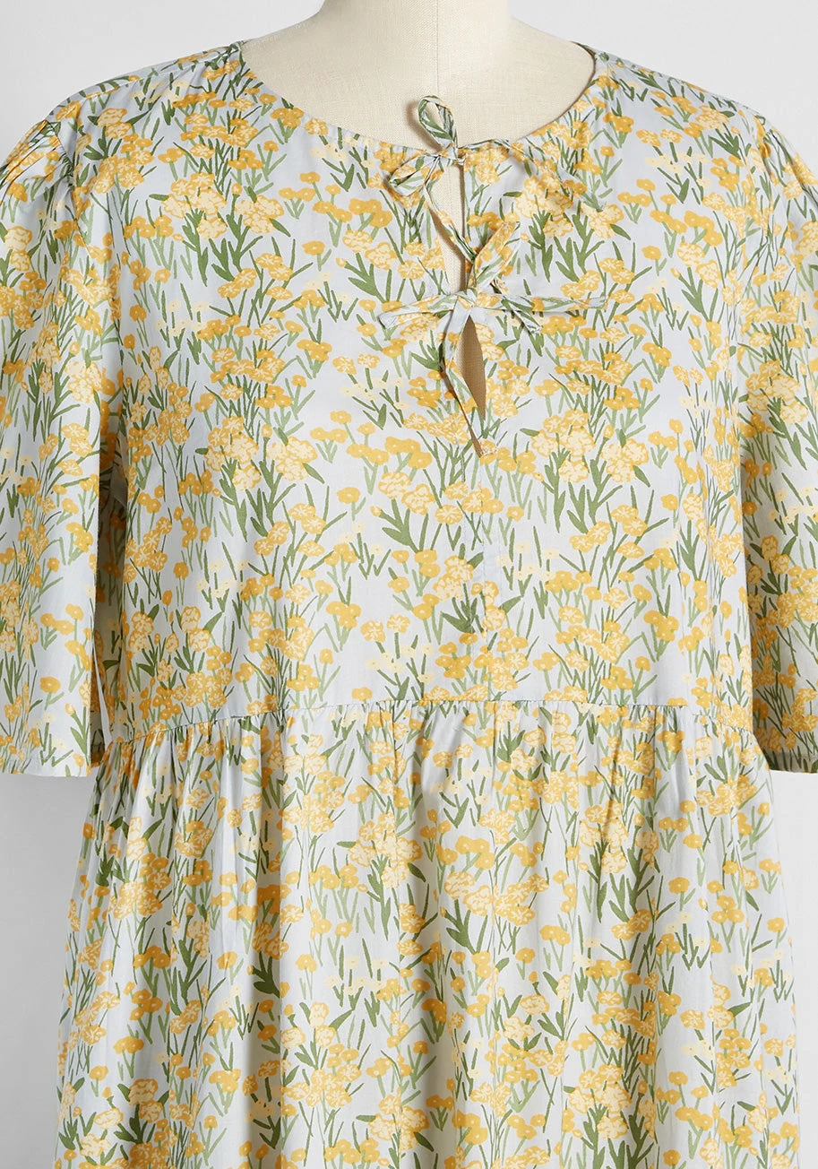 Sweet And Tender Blossoms Babydoll Dress 3 Sweet And Tender Blossoms Babydoll Dress - Image 3