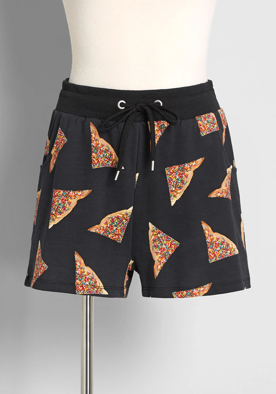 Let's Have A Toast Drawstring Shorts 1 Let's Have A Toast Drawstring Shorts