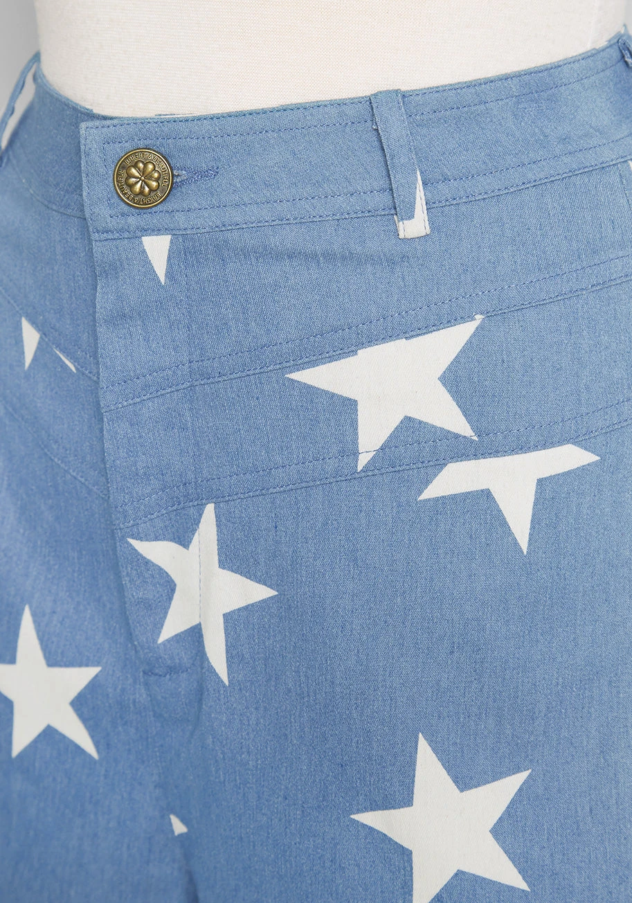 All Stars, No Stripes High-Rise Denim Shorts 3 All Stars, No Stripes High-Rise Denim Shorts - Image 3